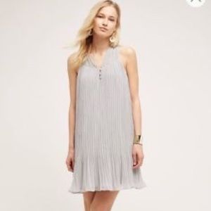 Anthropologie Teraina Dress grey XS Petite